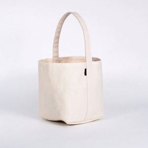Customized Reusable <b>Shopping</b> Natural Cotton Canvas Tote Bag with logo - Product Image 4
