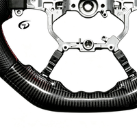 Volant de voiture sport en fibre de carbone véritable, best-seller d'usine, compatible avec Toyota LC200 LC300 Série 79 Hilux Vigo Camry