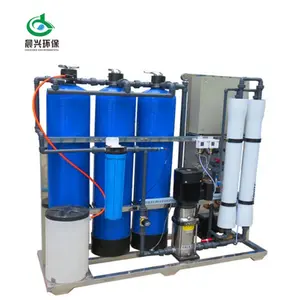 Planta de ósmosis inversa Sistema de filtro RO Máquina de estación de recarga de agua y filtro de carbón y suavizante