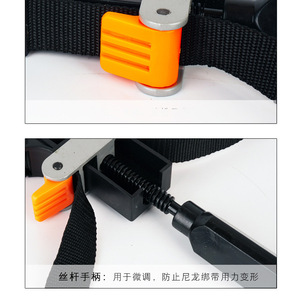 คลิปหนีบกรอบรูปซีอาน 4 ม. ไนลอนแบบปรับได้ คลิปหนีบแบบปรับความตึงเร็วสำหรับงานกรอบไม้ - Product Image 4