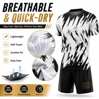 Uniformes de Fútbol Personalizados con Logotipo del Club, Nombre y Número, Camisetas de Fútbol Ligeras