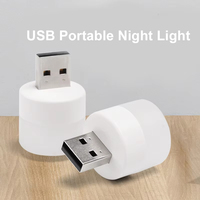Prix bon marché LED ampoule plug in lumière Mini veilleuse USB lumière LED alimentation Mobile charge petit livre lampes LED Protection des yeux