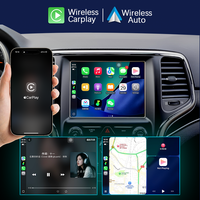 Reproductor de DVD para Auto Android de 8.4'' con Radio para Dodge Charger, Durango 1500, 2500, JEEP Grand Cherokee, Carplay Inalámbrico, Pantalla Vertical