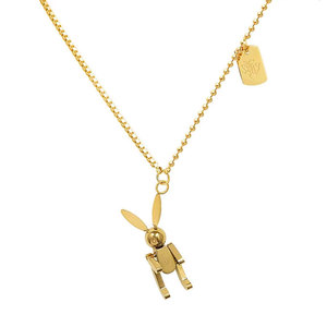 สร้อย316L รูปกระต่ายชุบทอง14K 18K PVD สำหรับผู้หญิงเครื่องประดับไม่เสื่อมเสียไม่กันน้ำ - Product Image 6