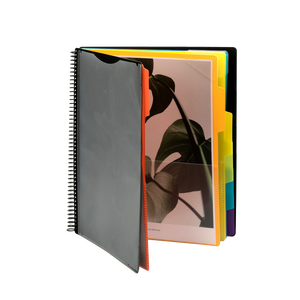 12-Pocket Spiral Multi-Subject Notebook Organizer Letter Size Poly <strong>Project</strong> <strong>Folder</strong> for Multi-File Management - Product Image 5
