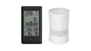 Station météo <span class=keywords><strong>sans</strong></span> <span class=keywords><strong>fil</strong></span> Ewetime avec télécommande radio, multifonctionnelle, <span class=keywords><strong>pluviomètre</strong></span> numérique, rétroéclairage, capteur thermique, échantillon gratuit - Product Image 6
