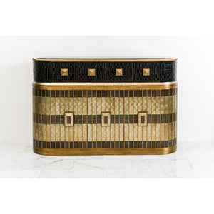 Moderno Vintage Aparador PVD Lacado Metal Sala de Estar Soporte Unidad Caja Villa Armario Hogar Bar Restaurante Cajón Gabinete de Almacenamiento - Product Image 1