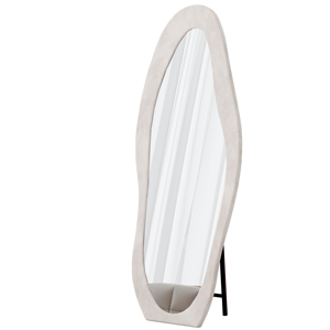 <span class=keywords><strong>Specchio</strong></span> a figura intera, <span class=keywords><strong>specchio</strong></span> <span class=keywords><strong>da</strong></span> terra con cornice in legno rivestita in flanella, <span class=keywords><strong>specchio</strong></span> ondulato irregolare <span class=keywords><strong>da</strong></span> terra/a <span class=keywords><strong>parete</strong></span>, grande <span class=keywords><strong>specchio</strong></span> <span class=keywords><strong>da</strong></span> <span class=keywords><strong>parete</strong></span> - Product Image 2