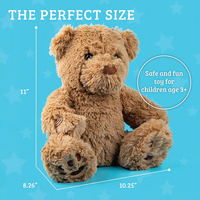 Ours en peluche ultra doux A105 Animal en peluche avec technologie vocale à une pression Cadeau unique pour bébé Ours en peluche avec enregistreur