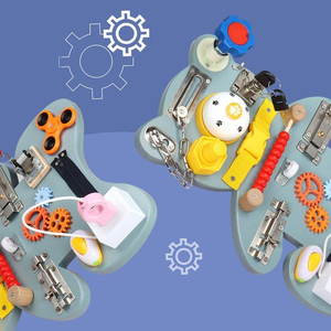 EDULAND OEM ODM CPC CE  Tableau d'activités sensorielles en bois Montessori pour tout-petits et enfants, jouets éducatifs pour enfants - Product Image 5