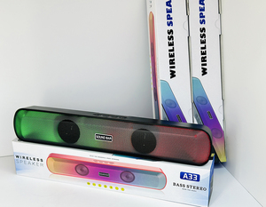 Altavoces Portátiles Inalámbricos con Subwoofer <span class=keywords><strong>A33</strong></span> de Moda, Barra de Sonido RGB, Bajos Potentes, Barra de Sonido Bluetooth - Product Image 3