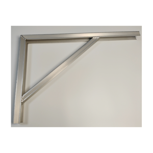 Support de montage au sol pour climatiseur à pompe à chaleur en aluminium, soudé <span class=keywords><strong>TIG</strong></span> sur mesure en usine - Product Image 5