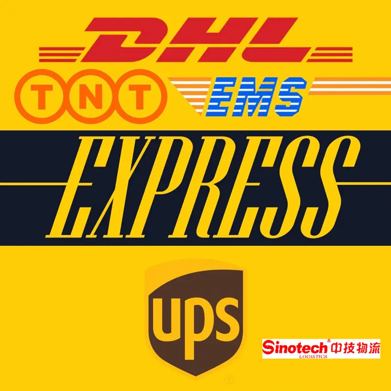 وكيل شحن بحري وسكك الحديد والجوي من الصين إلى أوروبا DHL FEDEX UPS TNT EMS خدمة شحن سريعة من الباب إلى الباب