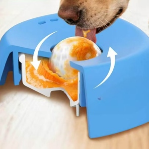 Comedero Lento para Perros, Personalizado, Antideslizante, Esférico, con Bola Rodante Integrada, Imitación Plástico, para Líquidos - Product Image 1