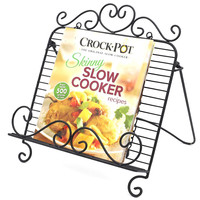 Kim Loại Cổ Cookbook Đứng Scroll-Làm Việc Nhà Bếp Giá Vẽ Tablet Kindle Recipe Book Đứng Chủ Với Trọng Lượng Chuỗi