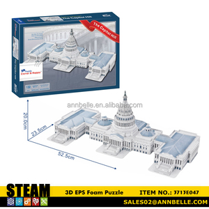 <span class=keywords><strong>3D</strong></span> bọt Câu Đố USA nổi tiếng kiến trúc nóng bán thủ đô Hill (USA) - Product Image 4