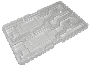 Bandeja blíster con inserto para disipador de calor, revestimiento a prueba de golpes para aletas de refrigeración - Product Image 1
