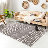 Tapis tissés à la machine pour salon et chambre à coucher, style moderne et minimaliste, tapis de table basse, tapis de chevet