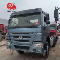Sinotruck-camión tractor de segunda mano, camión de 10 neumáticos, 371hp
