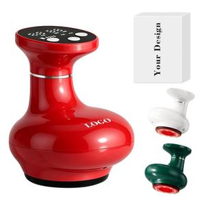 1200mah Type-c Charging Scraping Massager 50 Degree <b>Cupping</b> Mode <b>Cupping</b> Therapy Set ABS Compact Vacuum Machine - Product Image 3