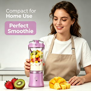 Workout <b>Smoothies</b> <b>Bottle</b> 600ml <b>Smoothie</b> Blender USB Rechargeable Juicer Cup Portable Electric for Fresh Fruit and Veggie Drinks - Product Image 4