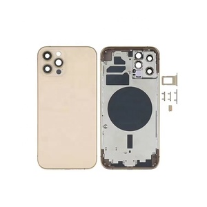 Задняя крышка средней рамы для iphone 12 pro max/12 pro полная сборка разборная сменная задняя рамка + логотип - Product Image 4