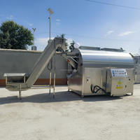 Machine électrique de torréfacteur d'épice de 30kg/Batch-500kg/lot, nouvelle condition pour les arachides, noix de cajou, sésame, beurre d'arachide