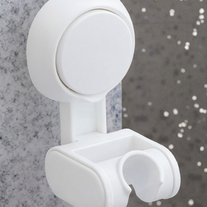 Support de Douche Mural Universel Blanc Réglable à Ventouse pour Pommeau de Douche et Organisateur de Salle de Bain - Product Image 3