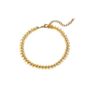 Pulsera de tobillo femenina con cadena de aleación metálica, piedras naturales irregulares de Bohemia, cristales de amatista y - Product Image 5