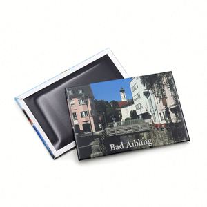 Manufactory Wholesale Good Quality Tin Magnet Souvenir Gift Customized Refrigerator - Product Image 1
