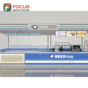 High Capacity Coffee Merchandise Display Rack Oak Grain Finish Coffee Bean Display Area Coffee <b>Bar</b> Display Rack - Product Image 6