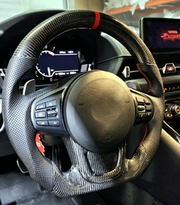 <span class=keywords><strong>พวงมาลัย</strong></span>คาร์บอนไฟเบอร์แท้สำหรับ <span class=keywords><strong>Toyota</strong></span> Supra Corolla RAV4 Camry 86 <span class=keywords><strong>พวงมาลัย</strong></span>รถยนต์แบบสปอร์ตหุ้มหนังสั่งทำพิเศษ - Product Image 5