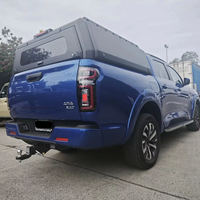 Capot de camionnette et coque de camping-car en aluminium PULS pour benne de pick-up, auvent rigide sur mesure avec portes latérales sécurisées