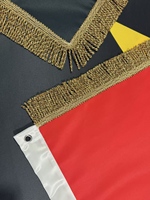 Nouveau style 2025 – Grand support de drapeau de bureau en acier inoxydable pour usage intérieur, pour tous les pays – Drapeau géant de conférence et de sol