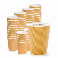 Gobelets en papier avec manchons et couvercles personnalisés pour café, gobelets à café jetables imprimés sur mesure avec couvercles, gobelets à expresso chauds