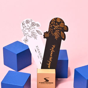 Papier poreux léger avec logo doré avec bande Papier de testeur de parfum d'usine Papier de carte de parfum noir - Product Image 2