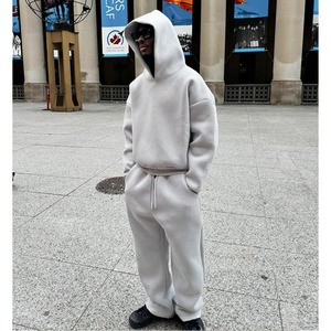 OEM Tùy Chỉnh 100% Cotton Mặt Trời Faded Axit Rửa Áo Và Mồ Hôi Set Baggy Mồ Hôi Phù Hợp Với Tracksuit Người Đàn Ông - Product Image 2