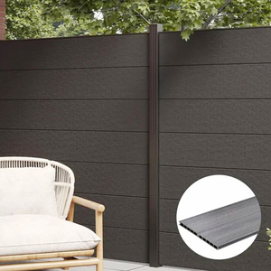 Panel de <span class=keywords><strong>Cerca</strong></span> WPC Personalizado, Impermeable, para Jardín, Valla de Alta Calidad para Exteriores, <span class=keywords><strong>Cerca</strong></span> de Madera y Plástico Compuesto, Venta al Por Mayor de Fábrica - Product Image 5