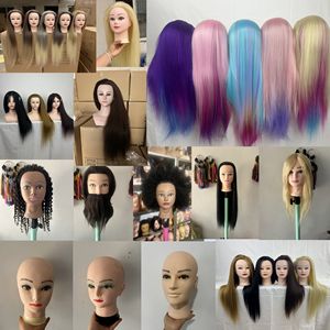 Tête de mannequin en cheveux humains très longs pour la formation en <span class=keywords><strong>coiffure</strong></span> et en cosmétologie des mariées, pour la pratique et les démonstrations de <span class=keywords><strong>coiffure</strong></span> - Product Image 4