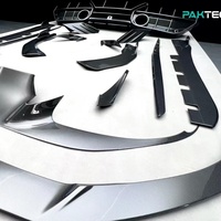 Kit d'air léger et de haute qualité nouvellement développé pour modifier le style PK, kit de contour en fibre de carbone sèche pour Ferrari F8