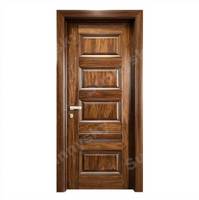 Sunnysky Porte en bois insonorisée résistante au feu en aluminium Extérieur Intérieur Chambre Bois simulé Hôtel Appartement Porte en bois