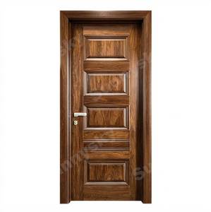 Sunnysky Porte <span class=keywords><strong>en</strong></span> bois insonorisée résistante au feu <span class=keywords><strong>en</strong></span> aluminium Extérieur Intérieur Chambre Bois simulé Hôtel Appartement Porte <span class=keywords><strong>en</strong></span> bois - Product Image 1