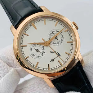 Relojes Formales de Alta Calidad para Hombre - Relojes Mecánicos Totalmente Automáticos con Correas de Cuero - Product Image 1