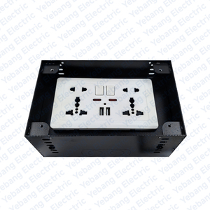 ZDK-200 mở loại lớn lên lên sàn ổ cắm kép gang Un anh chuyển đổi USB có thể điều chỉnh Ổ cắm điện thép không gỉ dưới sàn hộp - Product Image 6
