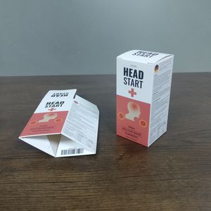 Bouteille de cosmétiques de soin de la peau à verrouillage automatique Tuck Top écologique Emballage de détail Boîte inférieure personnalisée à verrouillage automatique - Product Image 2