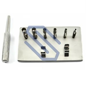 Microdermologie dentaire, 6 pièces, poinçon dermiques, Instruments chirurgicaux en acier inoxydable - Product Image 2