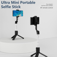 Trépied portable ultra-mini QQE pour téléphone, idéal pour les selfies, le streaming en direct et l'enregistrement de vlogs