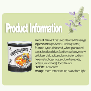 Doking Venta al por mayor OEM Descuento Calidad Té de la leche Boba Bajo en calorías Listo para comer Q Bomb Bubble <span class=keywords><strong>Tea</strong></span> Ingredientes Chia Semillas Salsa - Product Image 6