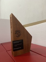 Trophées, médailles et plaques de récompense en bois gravées sur mesure - Récompenses commémoratives créatives UV pour la reconnaissance des nouveaux employés à la fin de l'année