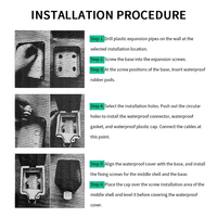 IP66 étanche extérieur 86 Type interrupteur prise boîte de jonction housse de protection spéciale boîtier d'instrument plus sûr pour jardin
